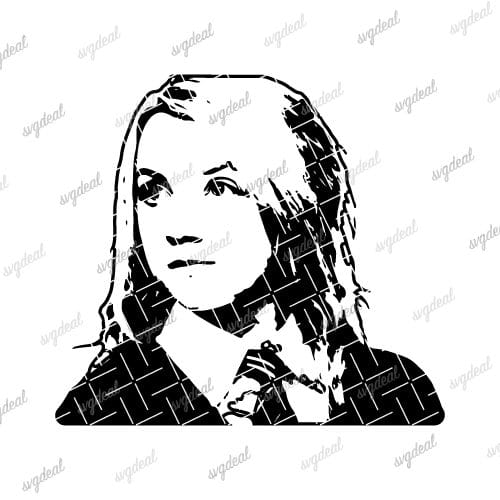 Luna Lovegood Silhouette Svg